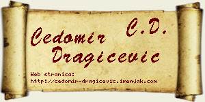 Čedomir Dragičević vizit kartica